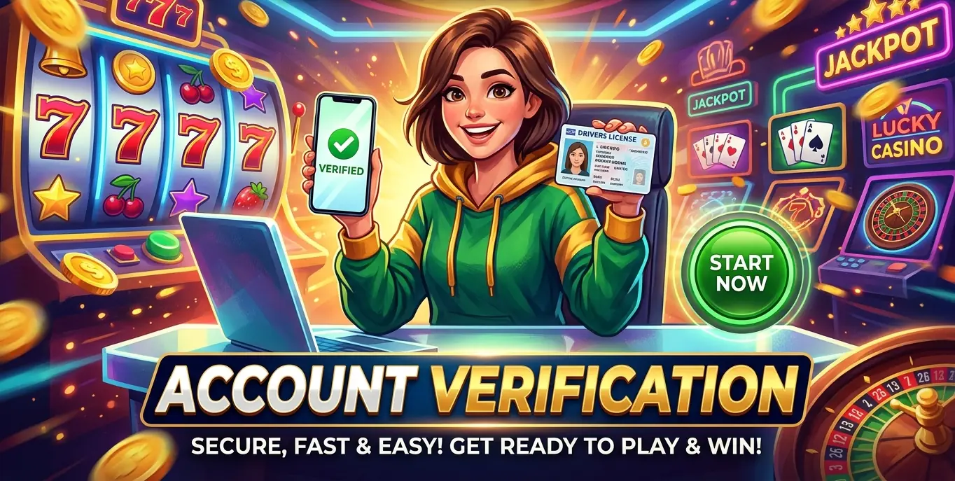 Verifiera konto hos Amok casino